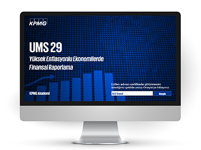 UMS 29 - Yüksek Enflasyonlu Ekonomilerde Finansal Raporlama       
 (1 Aylık)